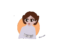 Star Wars Girl Power Sticker
