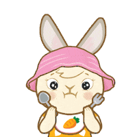 Hungry Bunny Sticker by familiesforlife.sg