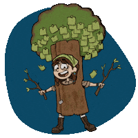 Tree Girl Sticker by Pepper Steps