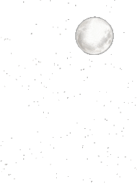 Full Moon Star Sticker