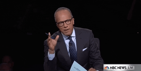 Confused Lester Holt GIF by Election 2016