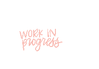 milkandhoneymade working wip work in progress work in process Sticker