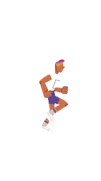 Fitness Run Sticker
