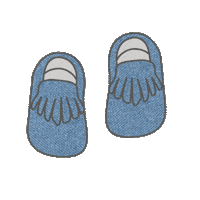 School Slippers Sticker by My Baby Factory