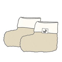 Sheep Slippers Sticker by My Baby Factory