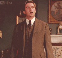 downton abbey sigh GIF