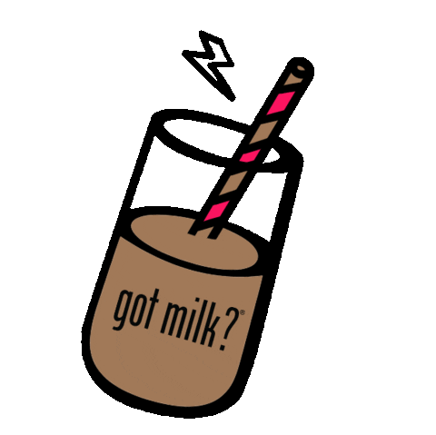 Chocolate Milk Cow Sticker by got milk