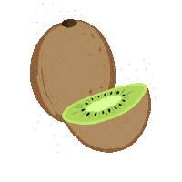Fruits Kiwi Sticker