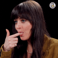 Dakota Johnson Hot Ones GIF by First We Feast