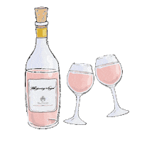 chateaudesclans drink cheers wine rose Sticker
