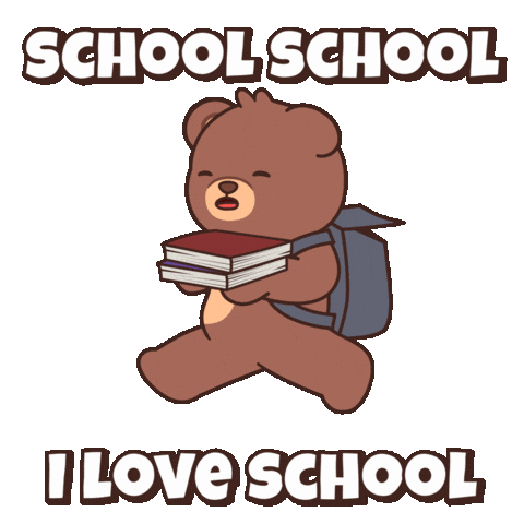 Back To School Summer Sticker by BEARISH