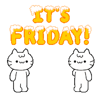Excited Its Friday Sticker by Mikitti