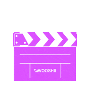 Clapper Board Sticker by Wooshii