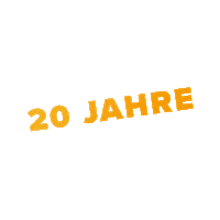 Jubiläum 20 Jahre Sticker by GastroandSoul