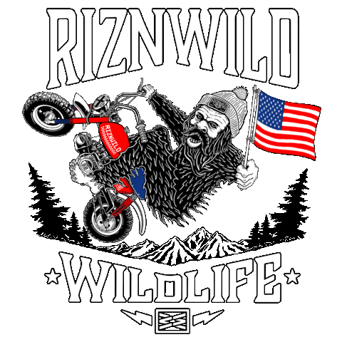Independence Day Yeti Sticker by RIZNWILD