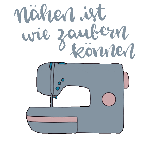 Quote Sew Sticker by Glück ist...