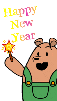New Year Celebration Sticker