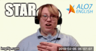 star total physical response GIF by ALO7.com