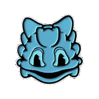 pinnedpins head university texas mascot Sticker