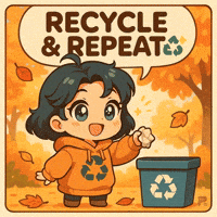Recycle Hana GIF by Persona