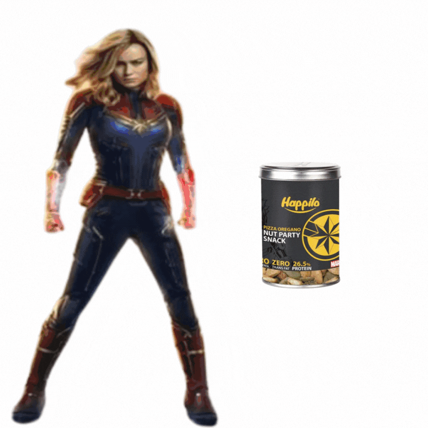 santarhartgiphy giphyupload pizza happilo captain marvel edition GIF