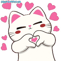 I Love You Cats Sticker by Silly Kitties