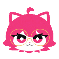 Talking Cat Girl Sticker