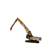 Betondemontage excavator demolition bagger a s Sticker