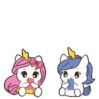 I Love You Bu Sticker by Brave Unicorn