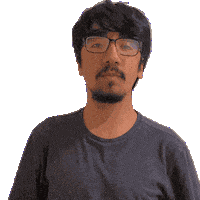 Content Soft Smile Sticker