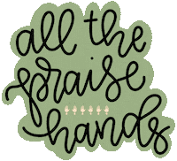 Praise The Lord Jesus Sticker by Danielle Stringer