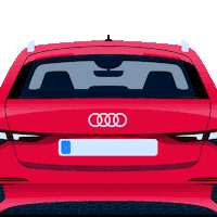Car Driving Sticker by Audi Spain