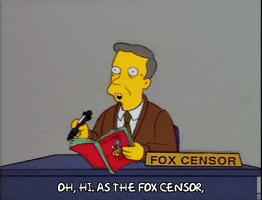 season 9 fox censor GIF
