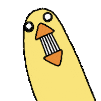 Bird No Sticker by ぴょろりんちょ（ひよこ人間ぴよ）