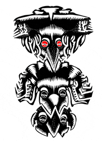 black and white art GIF by Miron