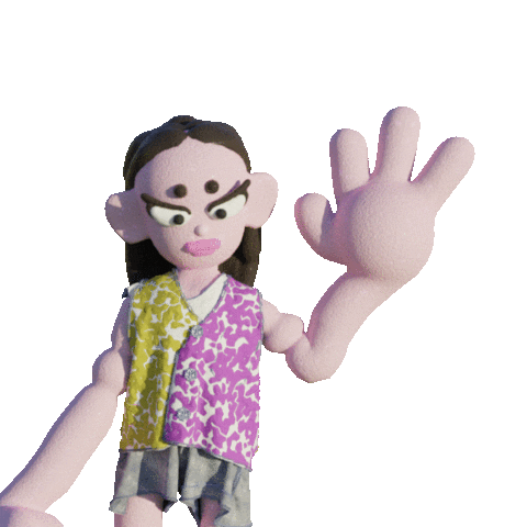 Girl 3D Sticker