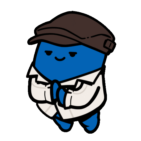 Bean Benji Sticker by Lavio