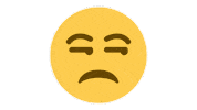 emojivid emoji emojivid smileys unamusedface Sticker