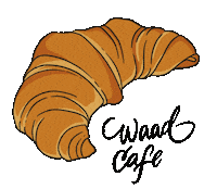 Croissant Sticker by WAAD designs