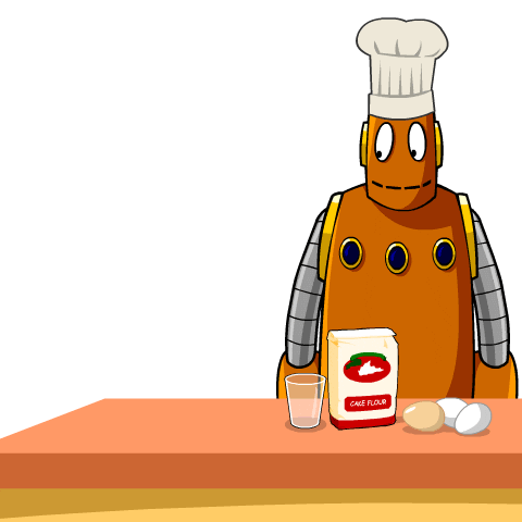 Robot Cooking Sticker by BrainPOP