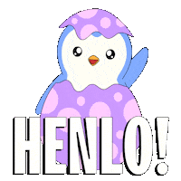 Wave Hello Sticker by Pudgy Penguins