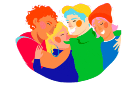 Group Amigos Sticker