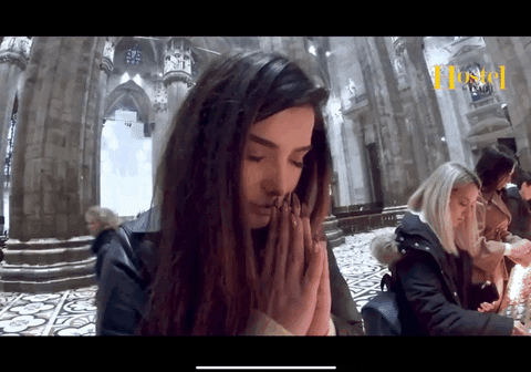 Pray Praying Hands GIF by Anabel Magazine