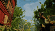 Jumping Nathan Drake GIF