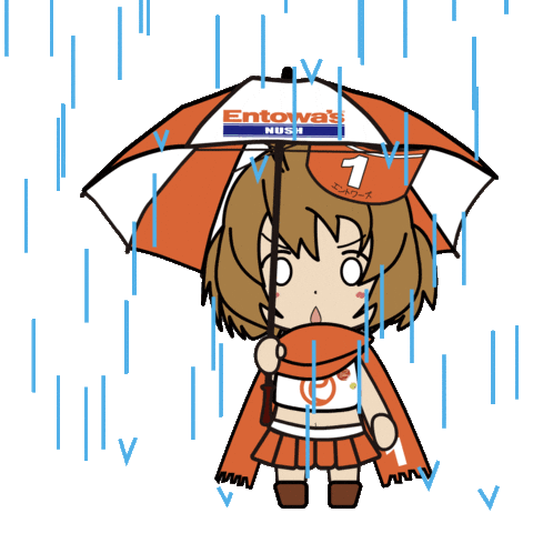 Heavy Rain Racing Sticker by Entowa's