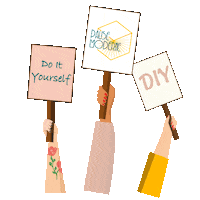 Pink Doityourself Sticker by Pause Moderne