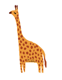 Jungle Giraffe Sticker by Stokke GmbH