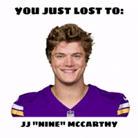 Vikingsprodzz goat minnesota vikings jj mccarthy jj mccarthy just destroyed GIF