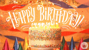 Happy Birthday Cake GIF by Hallmark Gold Crown