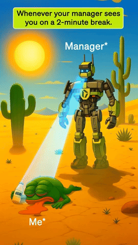 Manager and emloyee meme